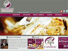 Tablet Screenshot of caniracchihuahua.org